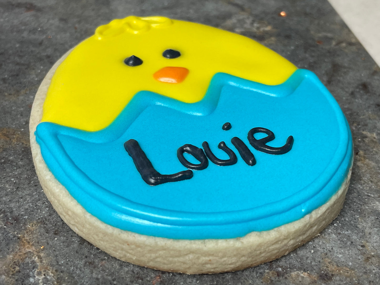Large Easter Chick Cookies