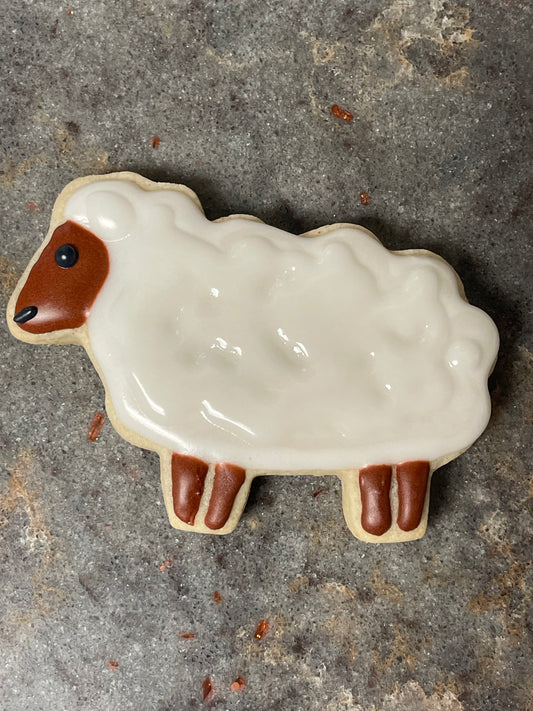 Easter Lamb Cookies