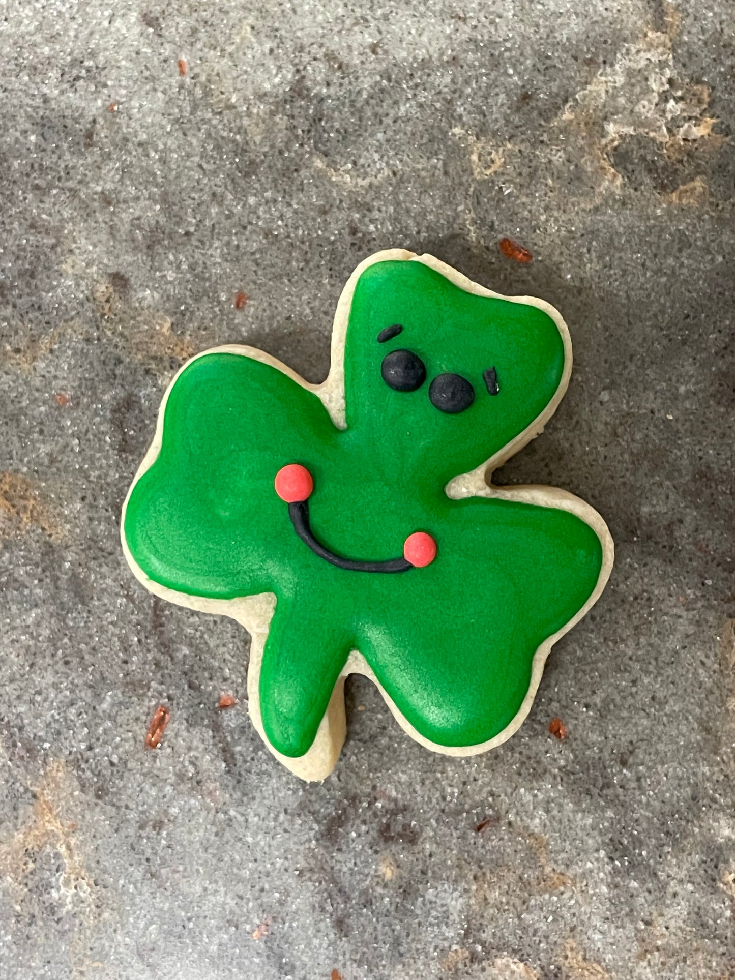 St Patrick's Day Shamrock and Rainbow Cookie Bundle (2 Cookies per Bundle)