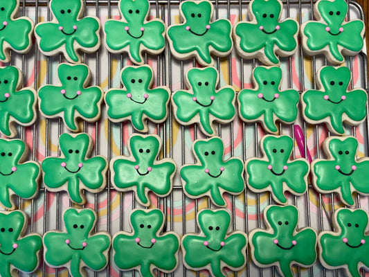 St. Patricks Day Shamrock Bundle (2 Cookies Per Bundle)